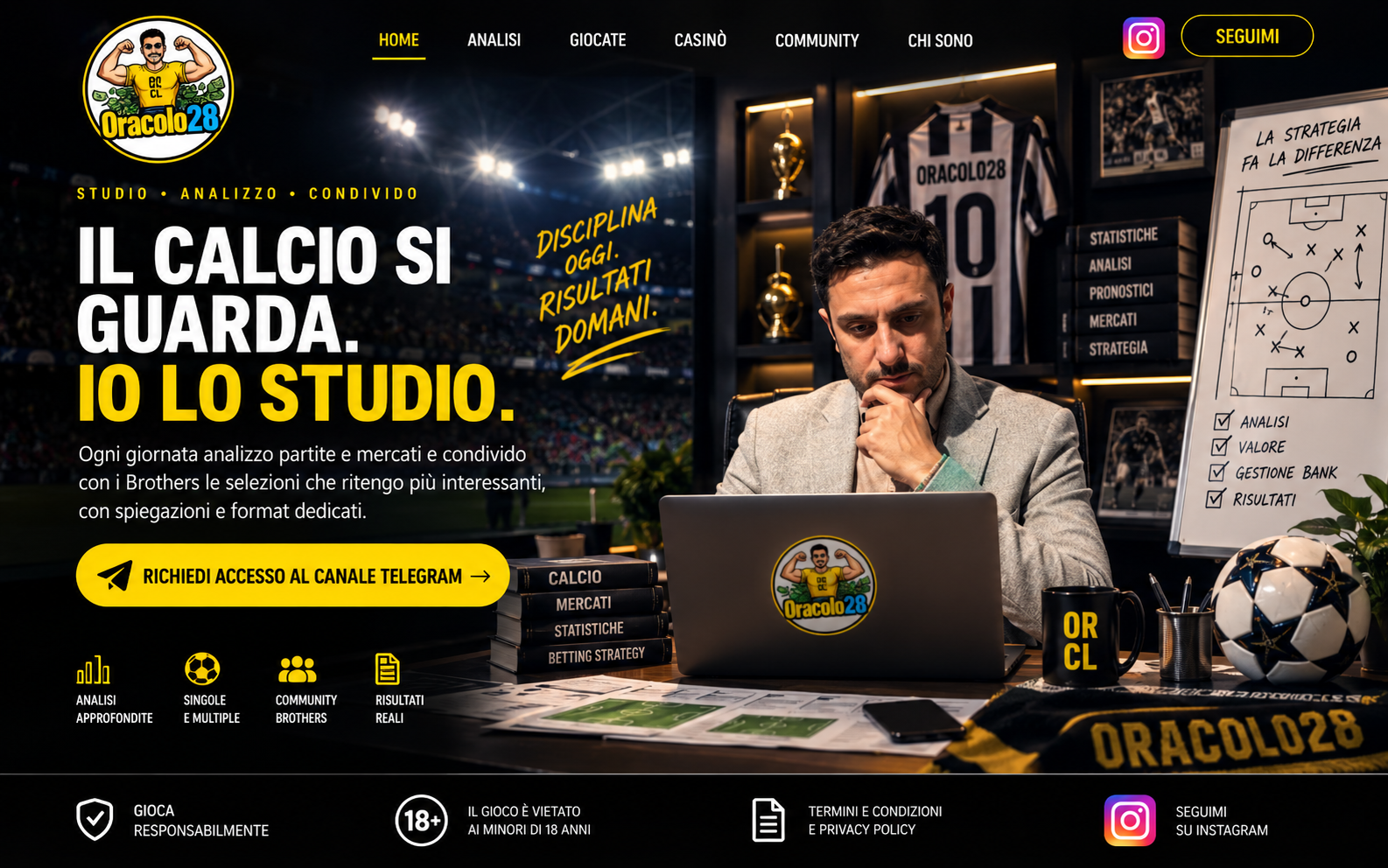 Oracolo28 - analisi calcio e tipster